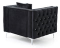 Sleek Contemporary Track Arm Chair