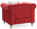 Elegant Burgundy Armchair For Relaxation