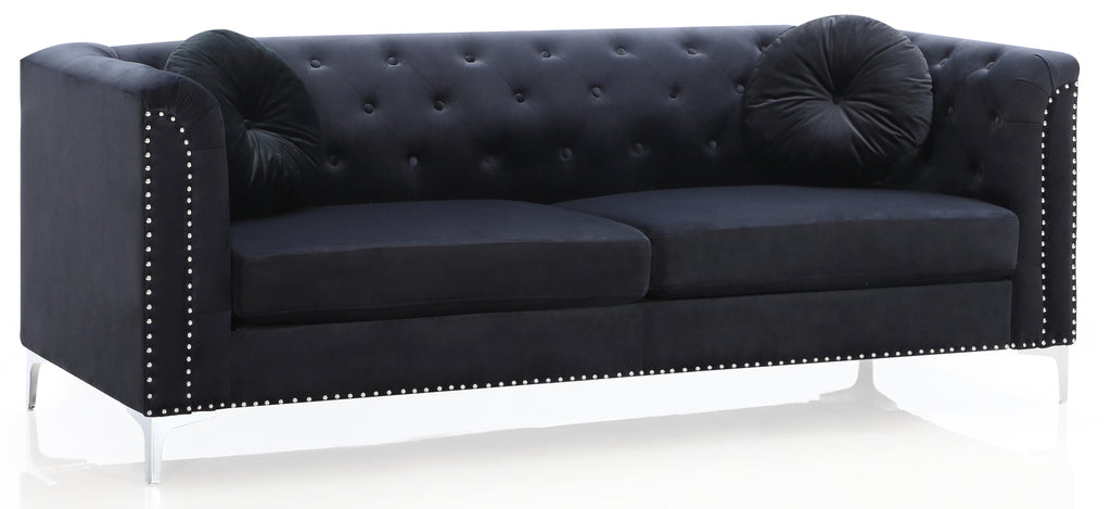 Pompano G893A-S Velvet Sofa