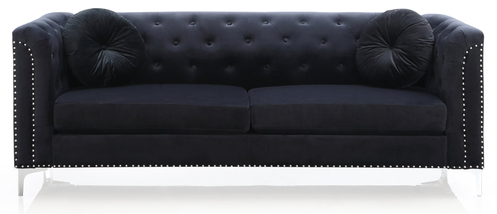 Pompano G893A-S Velvet Sofa