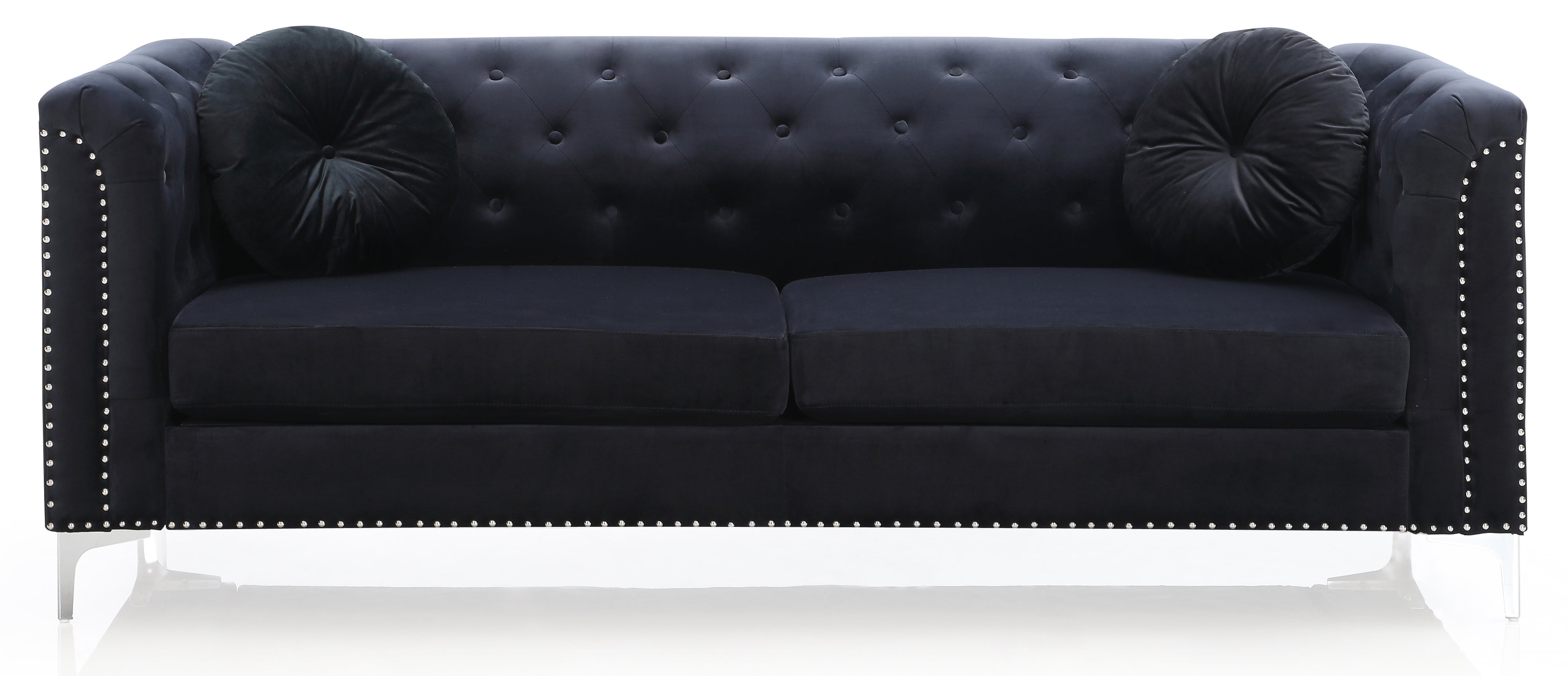 Pompano G893A-S Velvet Sofa