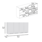 Premium Wall Cabinet with Four Doors