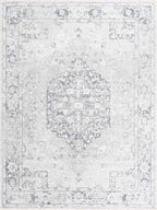Akram Antrasit Flat Pile Washable Rug
