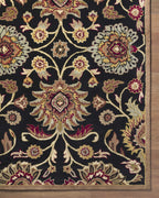 Conesus 1053 Hand Tufted Black Wool Rug