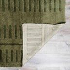 Washable Wool Rug - Green - Clearance