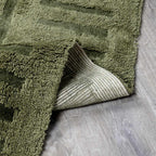 Washable Wool Rug - Green - Clearance