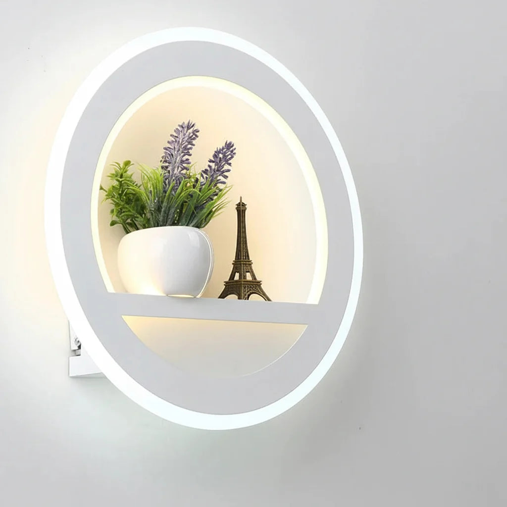 Dimmable LED Wall Light Remote Control Modern Bedroom Living Room AC90-220V