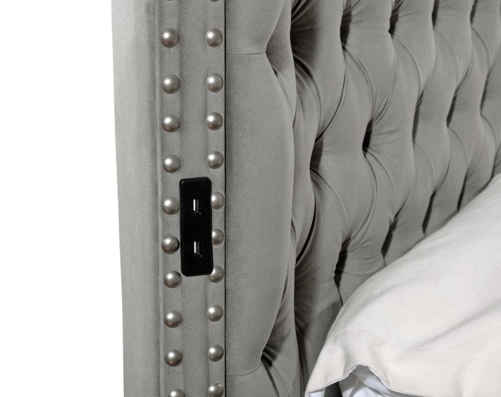 Hazel King Size Tufted Storage Bed