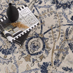 Georgiana Blue & Beige Oushak Rug