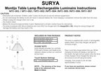 Weerestein White Table Lamp