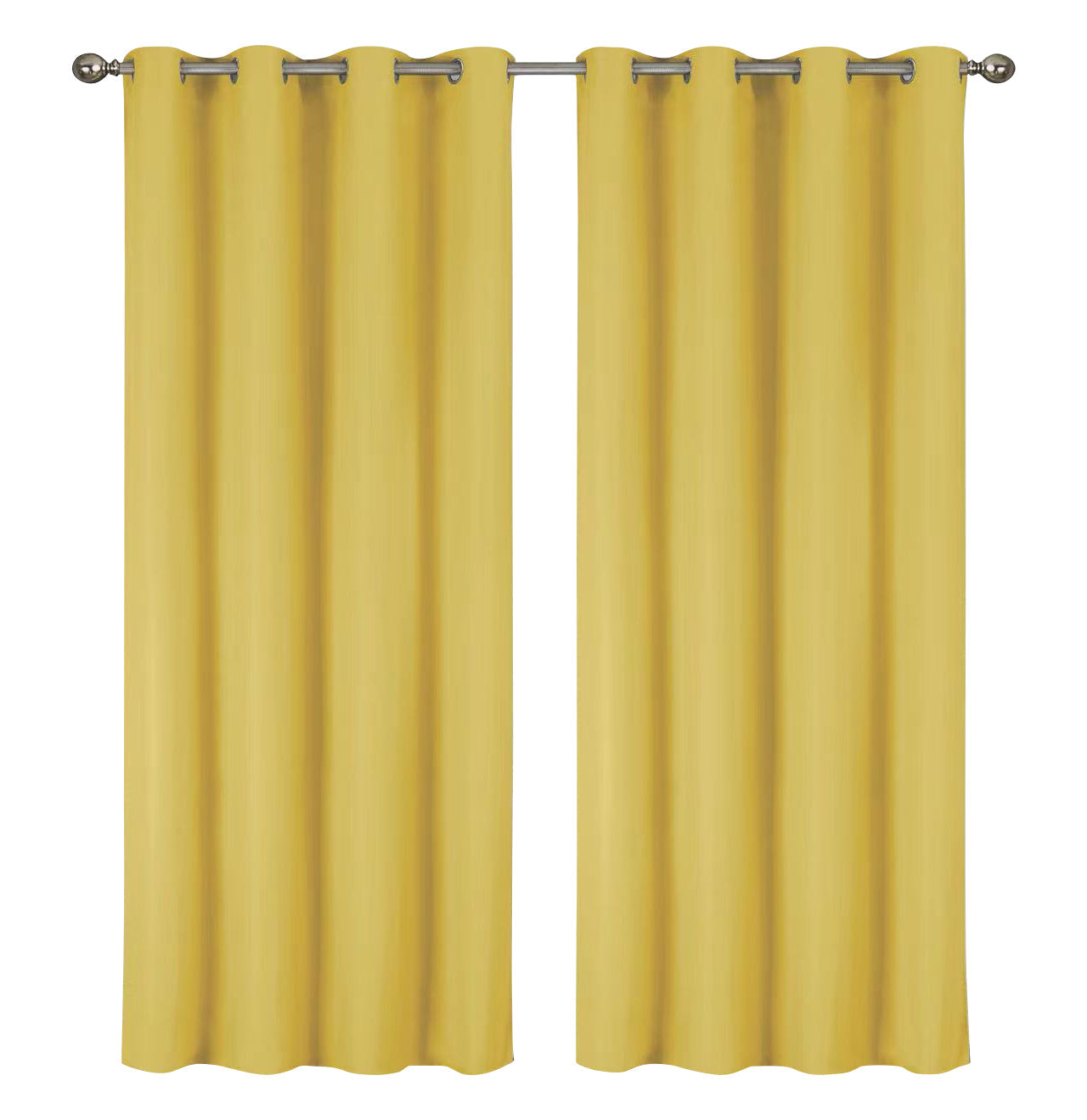 2 Pack - 55'' X 84'' Solid Thermal Blackout Panels (19 Colors)