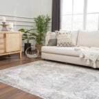 Hera Olive Boutique Washable Rug