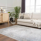 Gael Blue Boutique Washable Rug