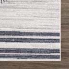 Thad Medium Gray Washable Area Rug