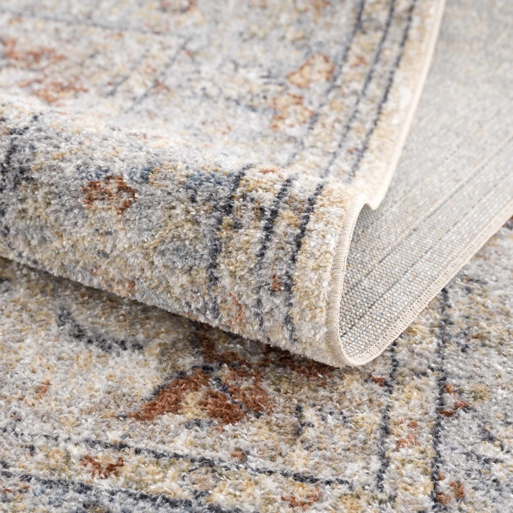 Emke Flat Pile Washable Rug - Clearance