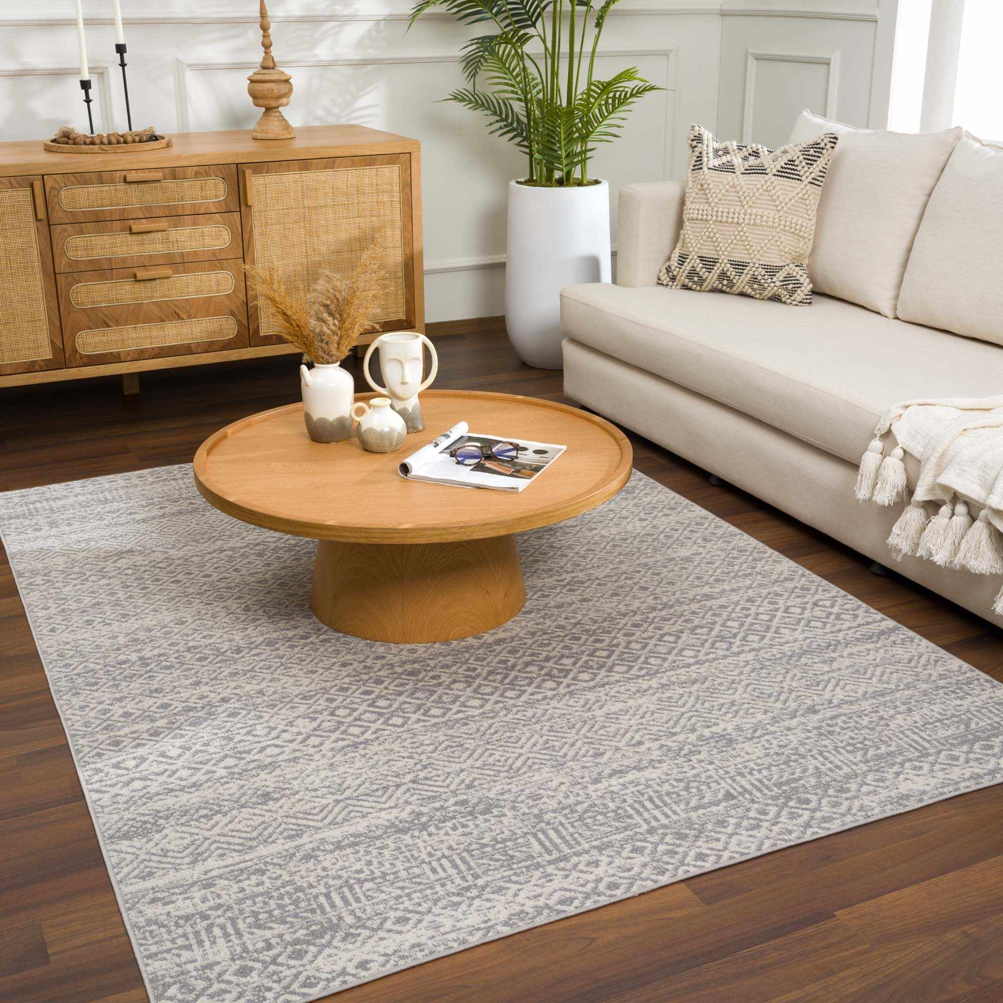 Gravelbourg Washable Boho Rug