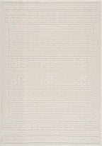 Bahar Cream Washable Area Rug