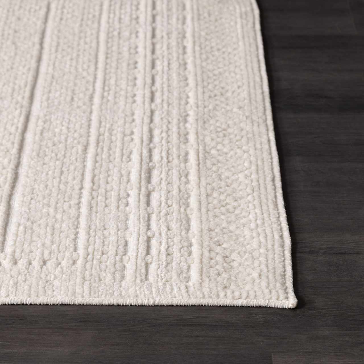 Bahar Cream Washable Area Rug