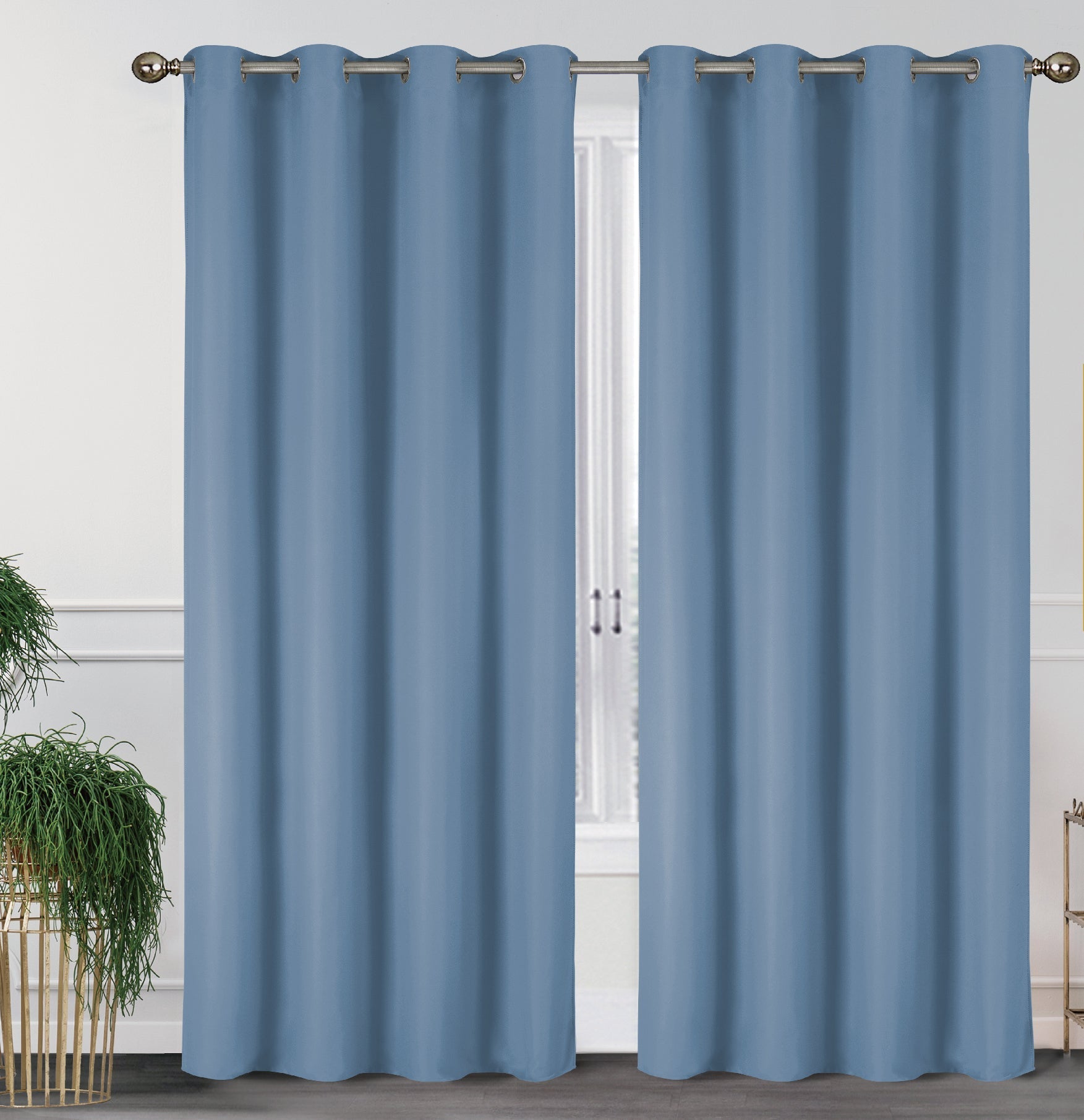 2 Pack - 55'' X 84'' Solid Thermal Blackout Panels (19 Colors)