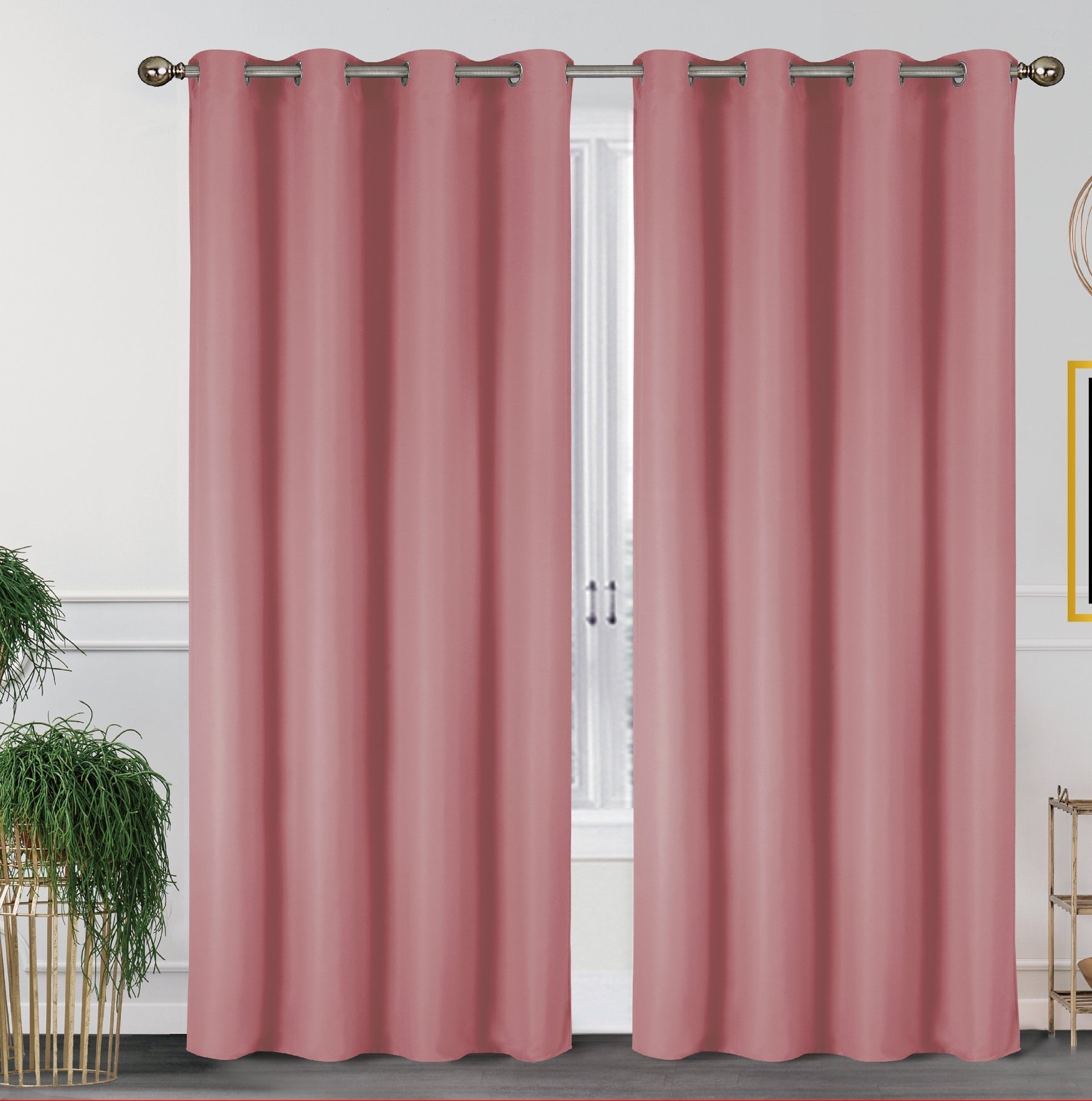 2 Pack - 55'' X 84'' Solid Thermal Blackout Panels (19 Colors)