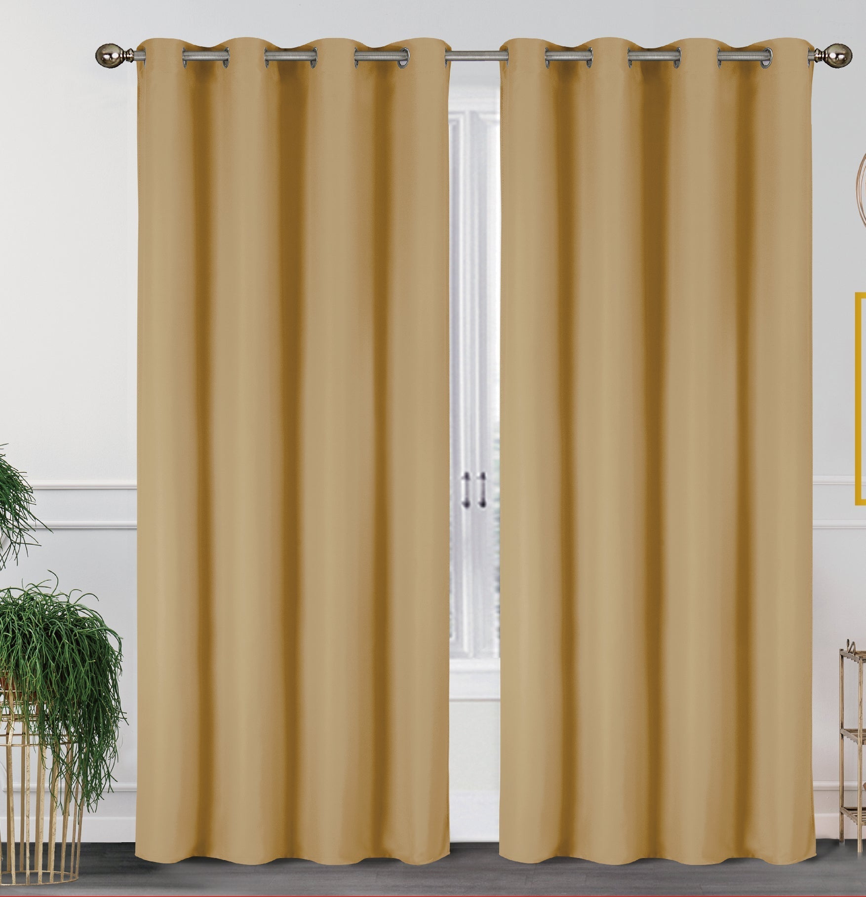 2 Pack - 55'' X 84'' Solid Thermal Blackout Panels (19 Colors)
