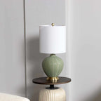 McMurray Green Textured Table Lamp - Clearance