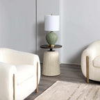 McMurray Green Textured Table Lamp - Clearance