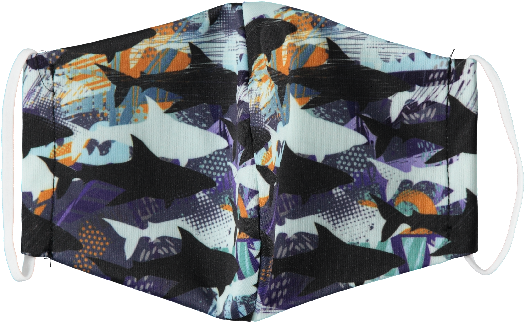6-Pack: Men's Reusable Machine Washable Masks Mystery (3 Solid + 3 Prints)