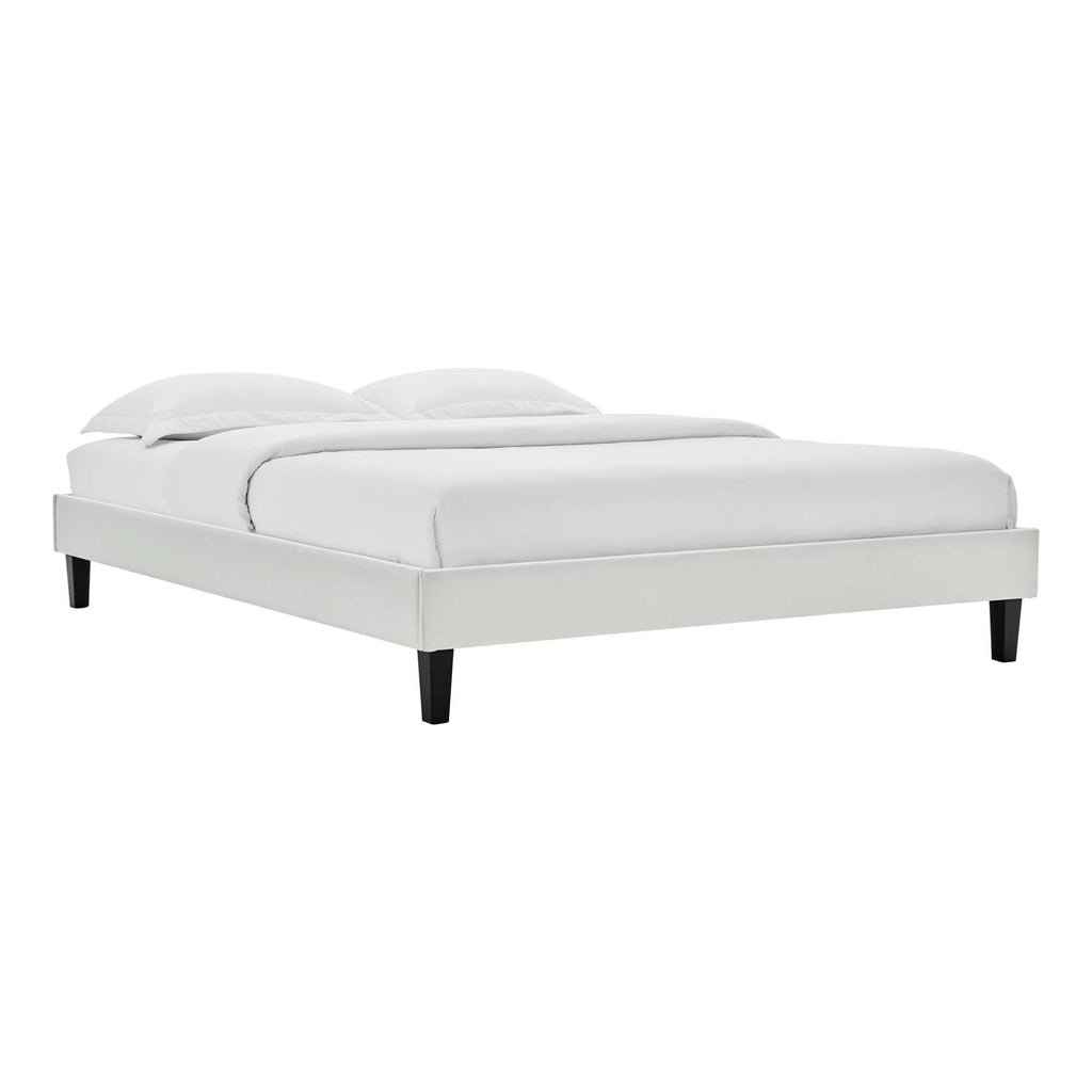 Current Performance Velvet King Platform Bed by Modway