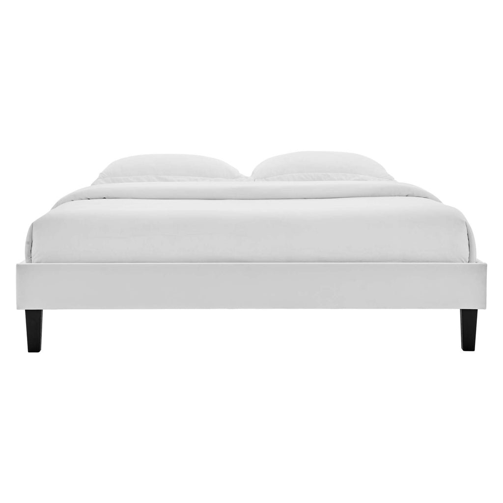 Current Performance Velvet King Platform Bed by Modway