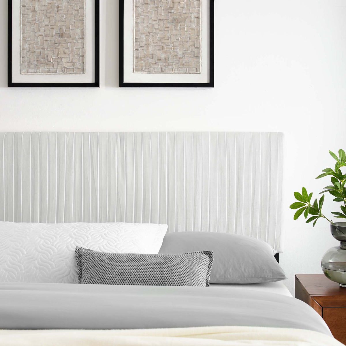 Eloise Channel Tufted Performance Velvet Full/Queen Headboard by Modway