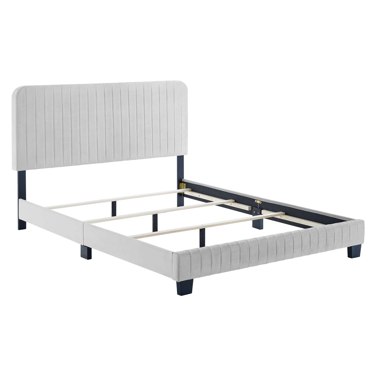 Celine Channel Tufted Performance Velvet Full Bed by Modway