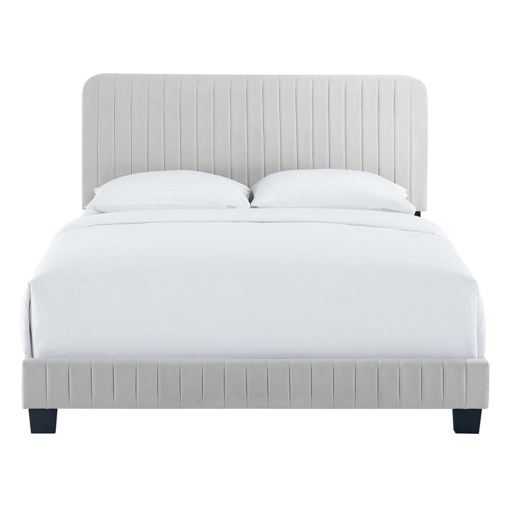 Celine Channel Tufted Performance Velvet Full Bed by Modway