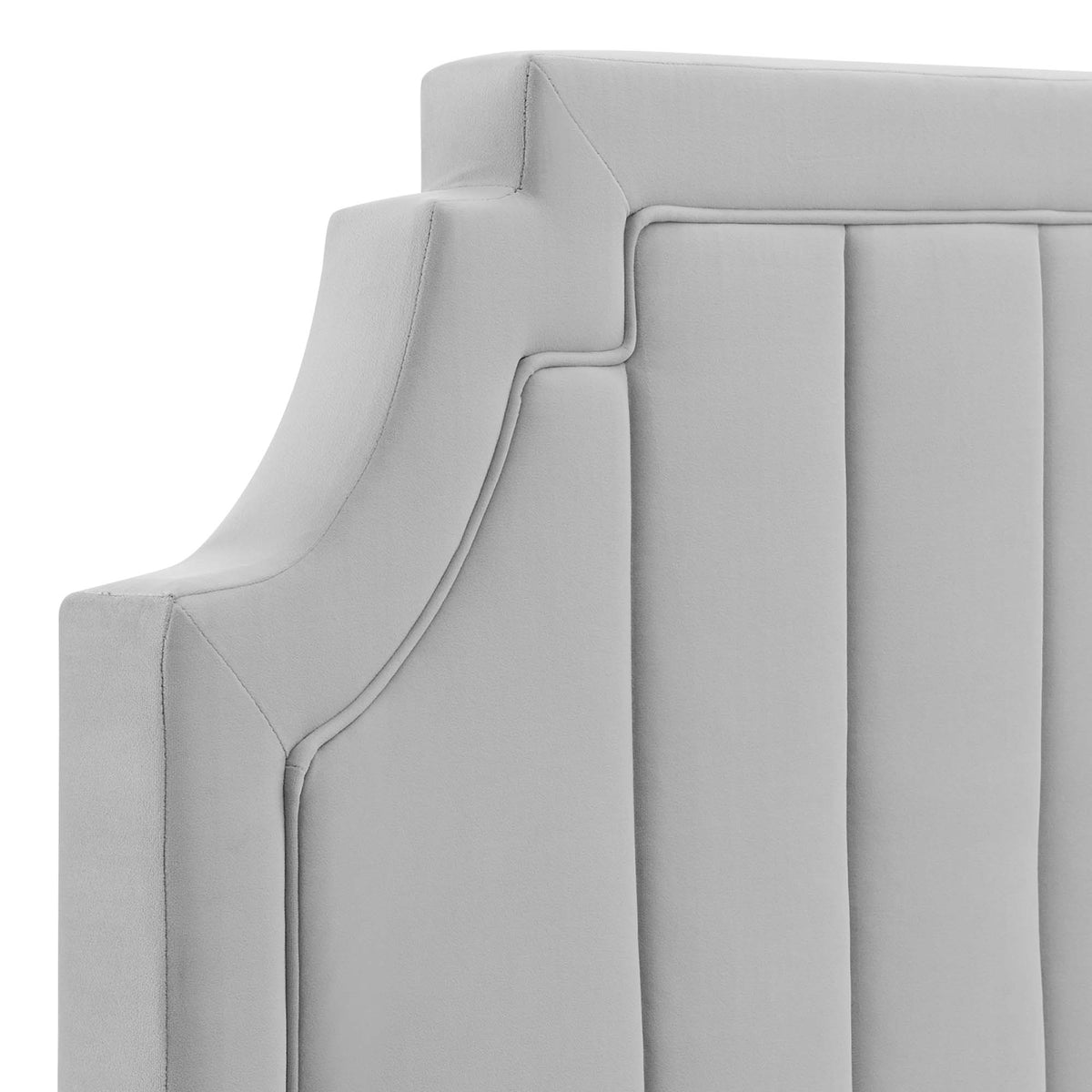 Alyona Channel Tufted Performance Velvet Twin Headboard by Modway