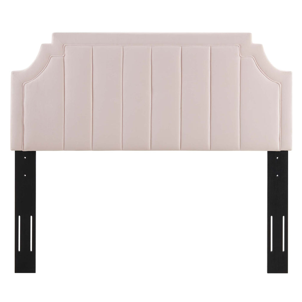 Alyona Channel Tufted Performance Velvet Full/Queen Headboard by Modway