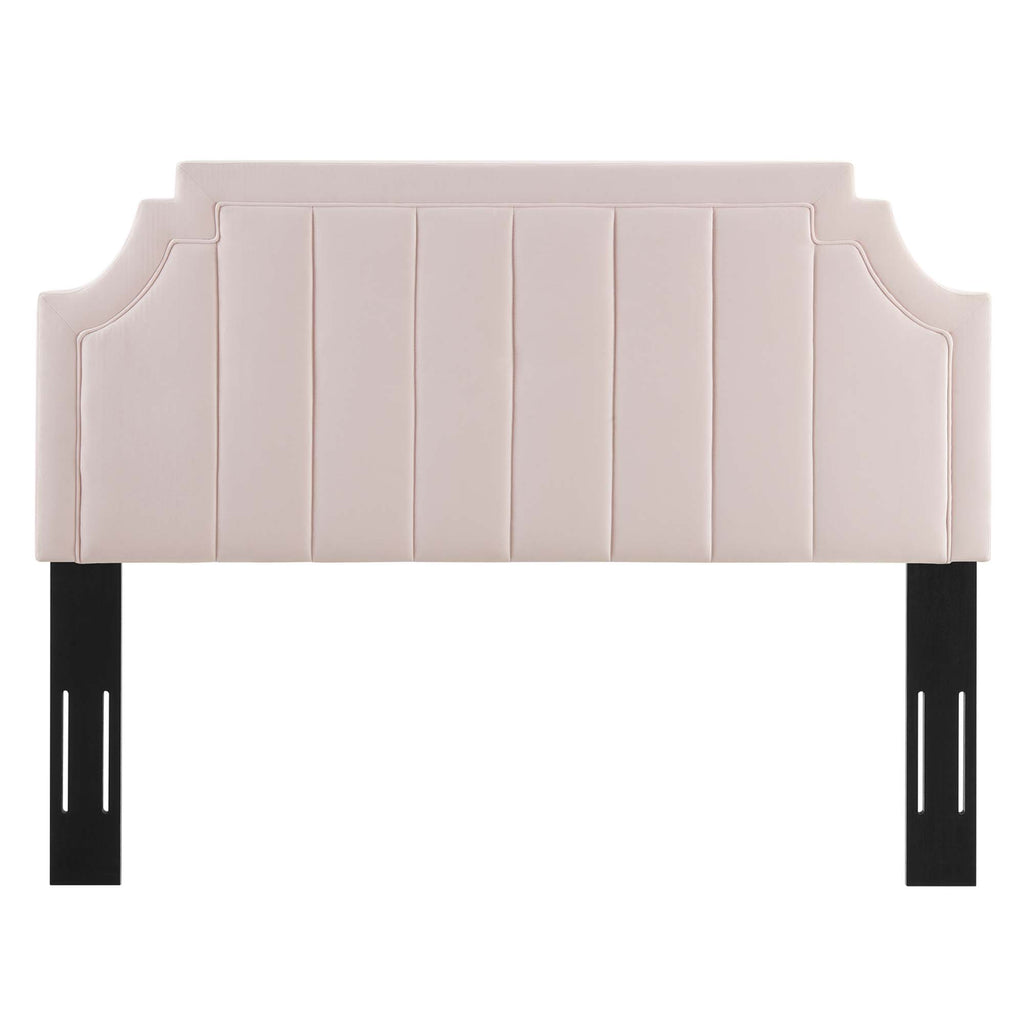Alyona Channel Tufted Performance Velvet Full/Queen Headboard by Modway