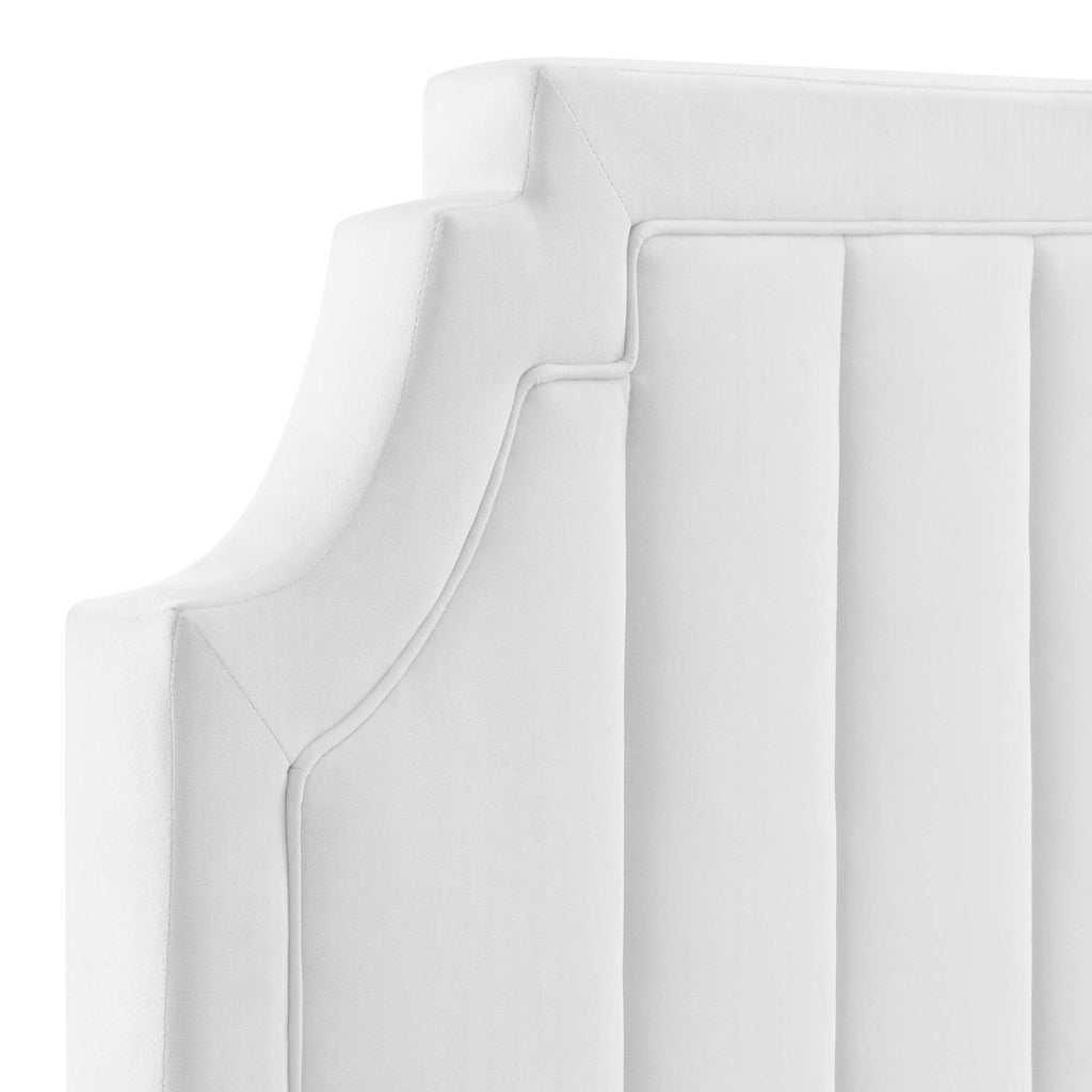Alyona Channel Tufted Performance Velvet Full/Queen Headboard by Modway