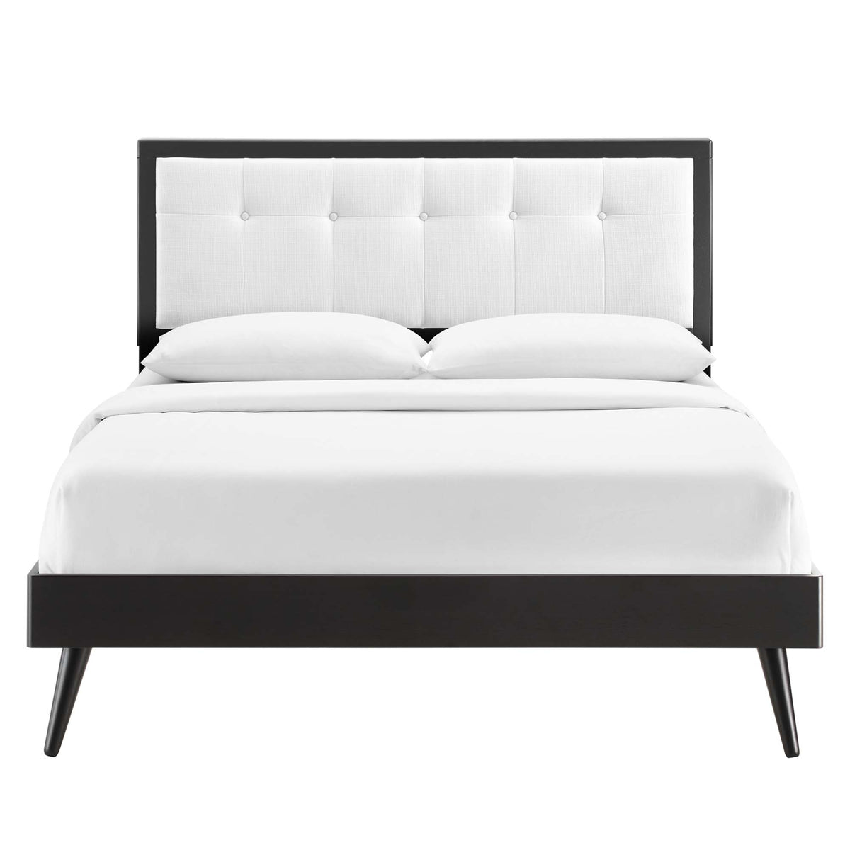 Willow Wood Queen Platform Bed With Splayed Legs by Modway