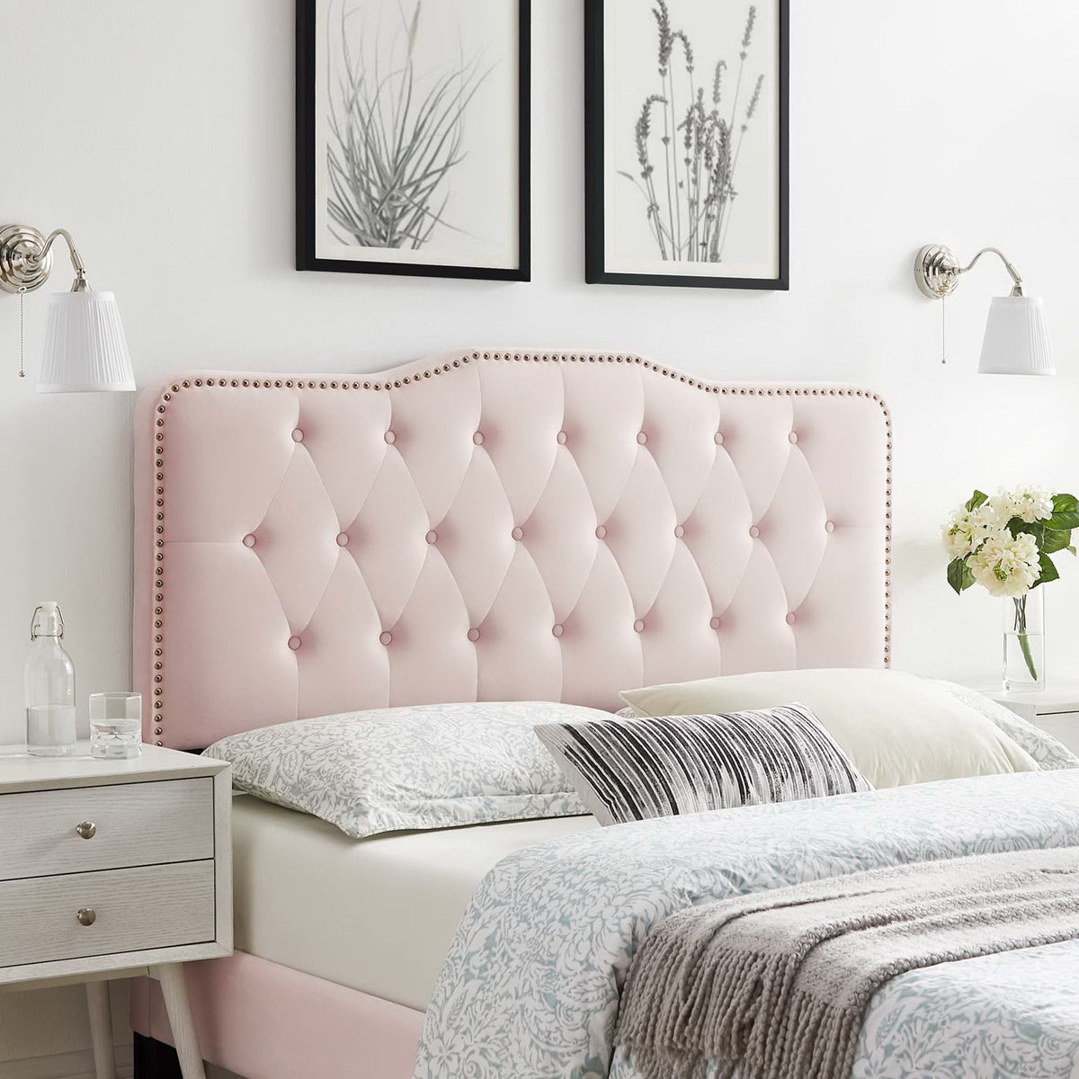 Sophia Tufted Performance Velvet Twin Headboard by Modway