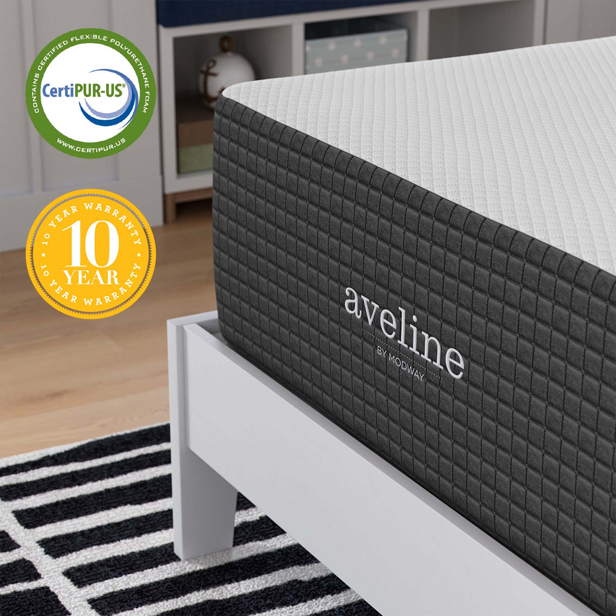 Aveline Memory Foam Twin Mattress by Modway