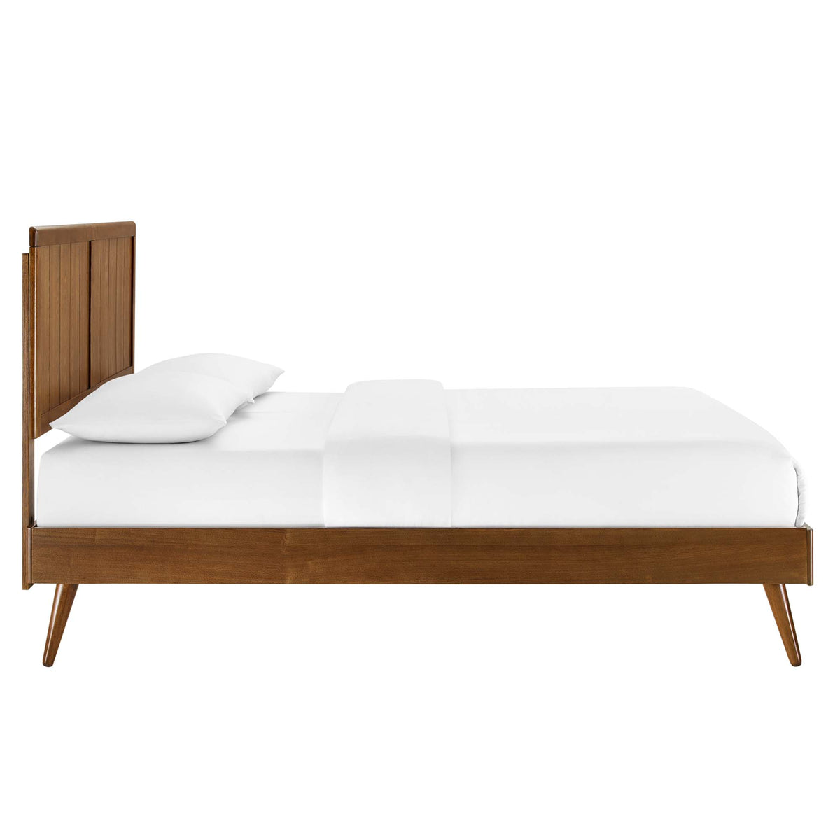 Alana Wood King Platform Bed With Splayed Legs by Modway
