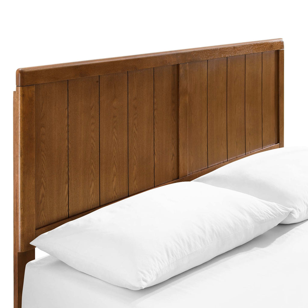 Alana Wood King Platform Bed With Splayed Legs by Modway