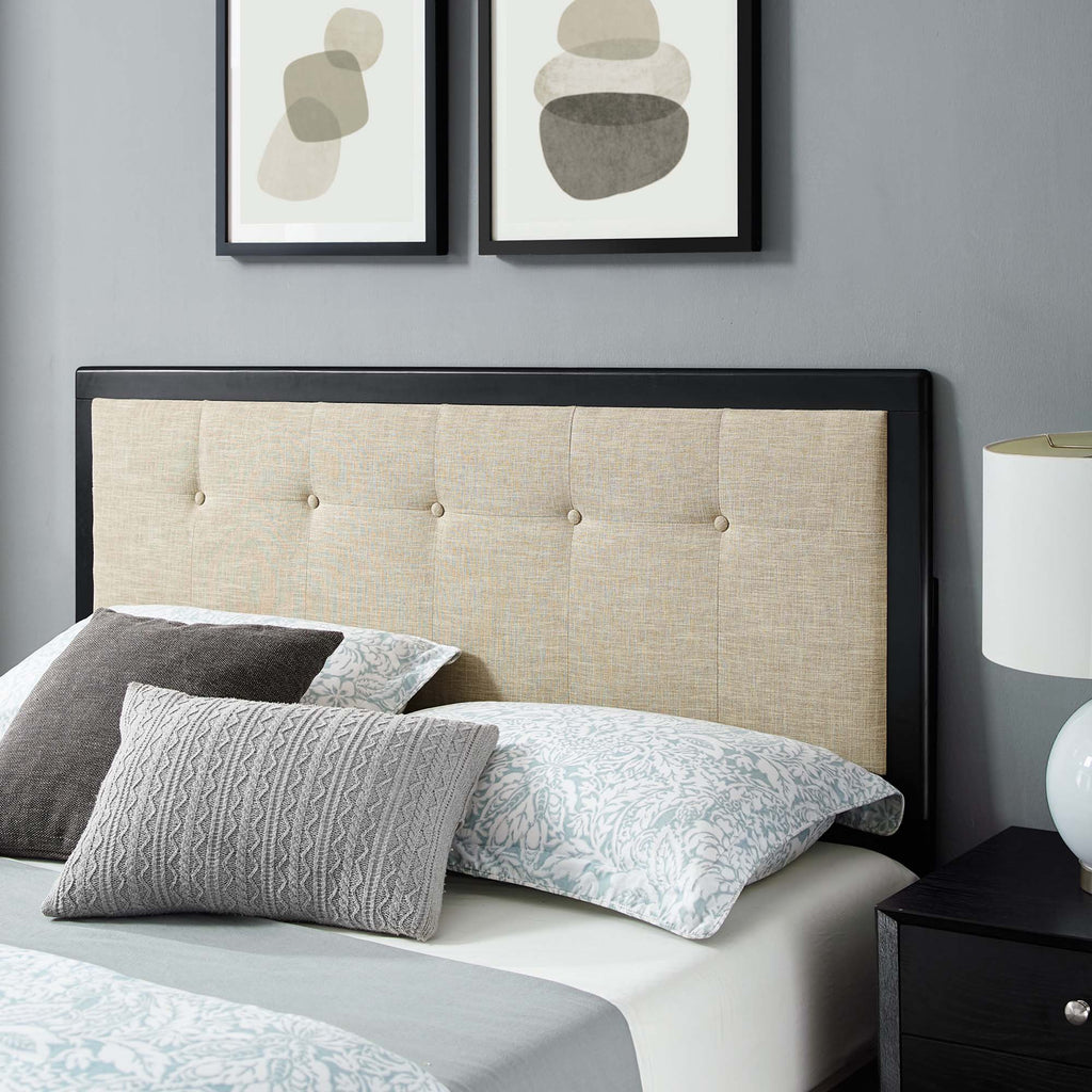 Willow Wood King Platform Bed With Splayed Legs by Modway