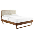 Bridgette Wood Full Platform Bed With Angular Frame by Modway