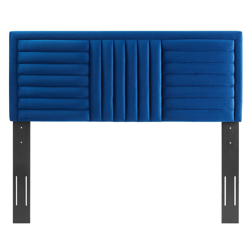 Believe Channel Tufted Performance Velvet Full/Queen Headboard by Modway