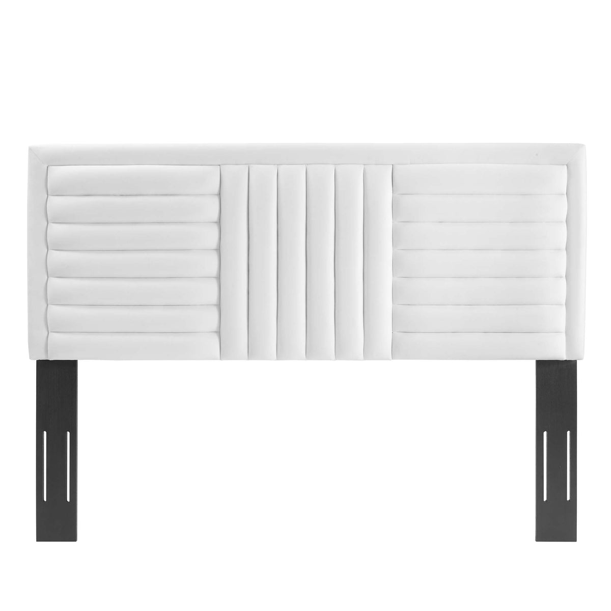 Believe Channel Tufted Performance Velvet Full/Queen Headboard by Modway