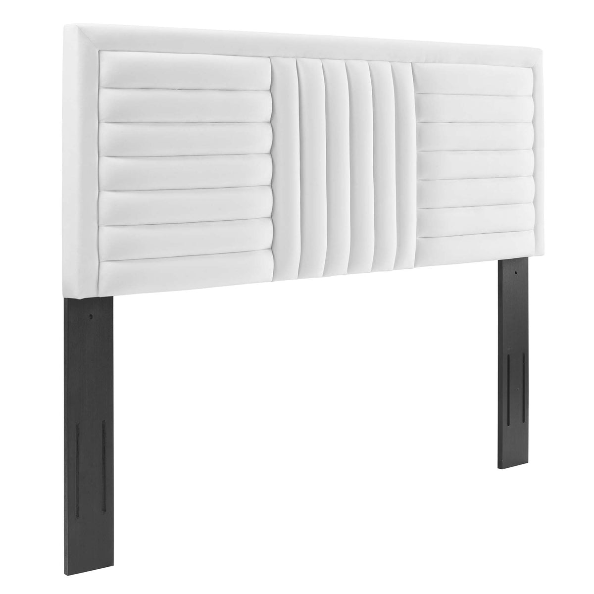Believe Channel Tufted Performance Velvet King/California King Headboard by Modway