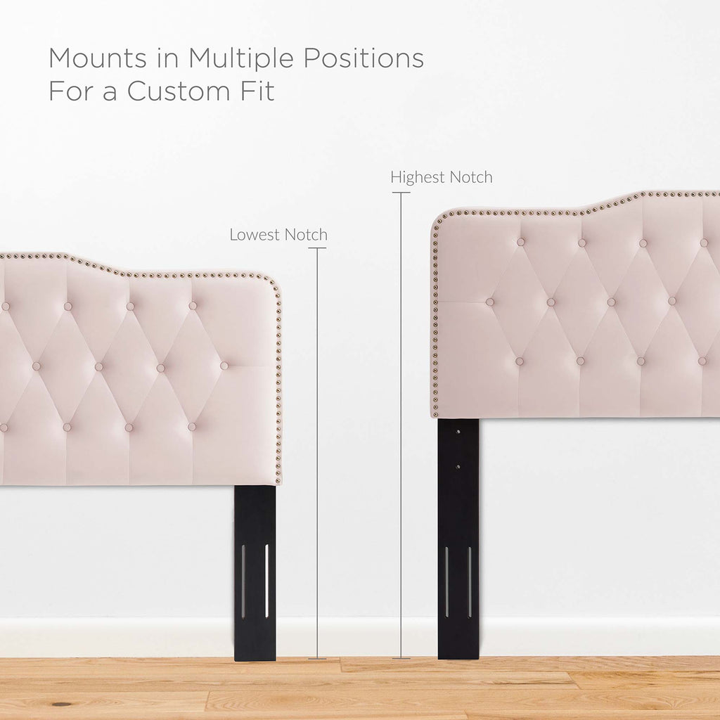 Amber Tufted Performance Velvet Twin Platform Bed by Modway