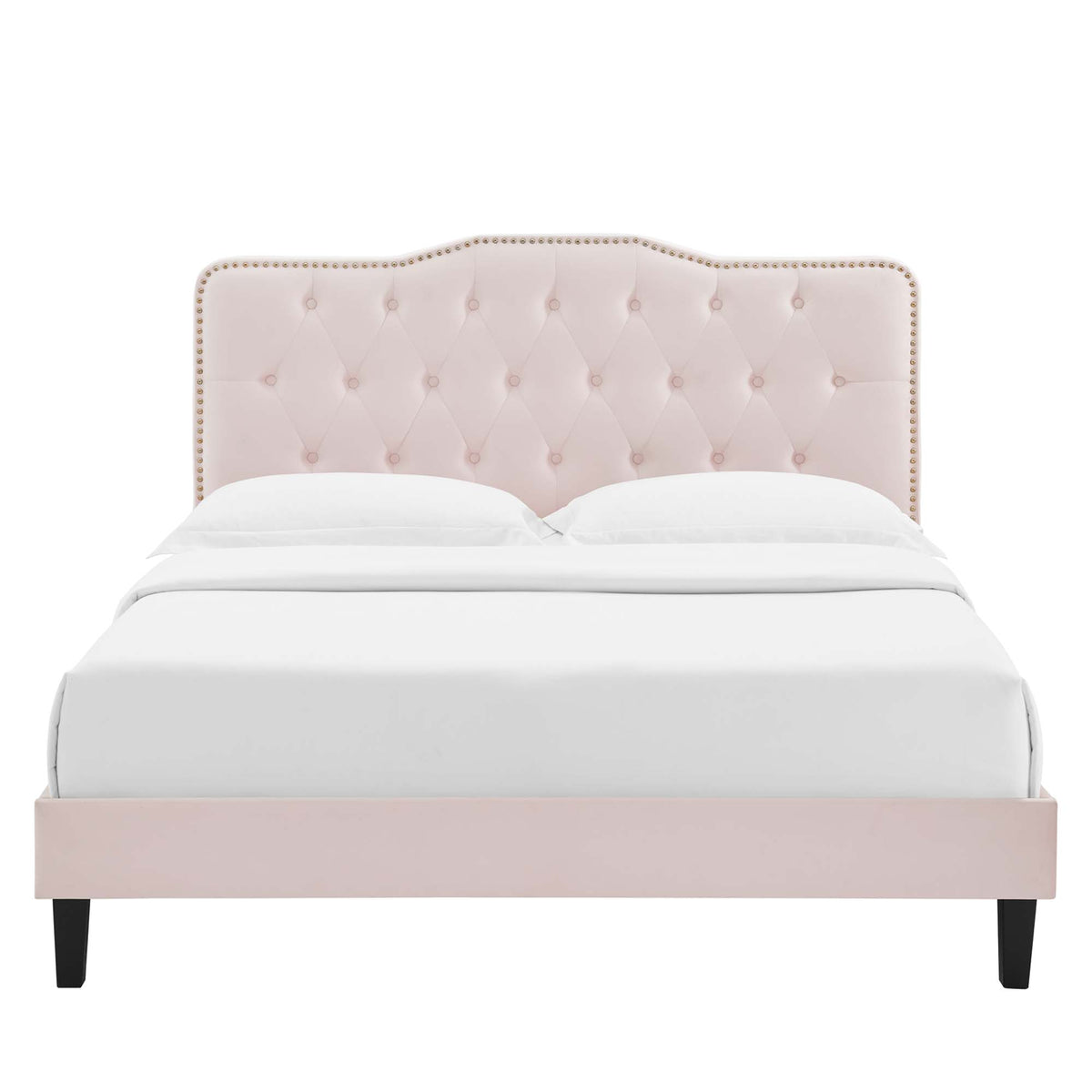 Amber Performance Velvet Twin Platform Bed by Modway