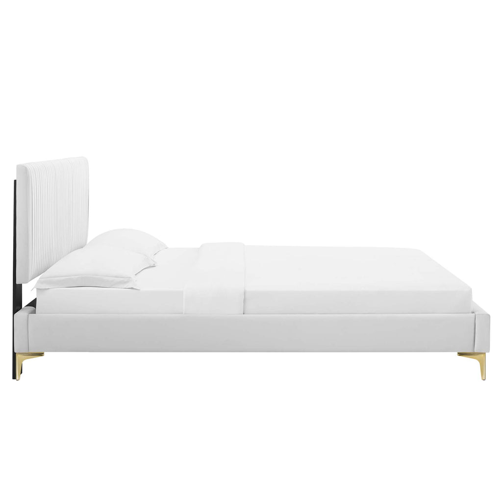 Peyton Performance Velvet Full Platform Bed by Modway